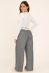 'Ava' Striped Drawstring Pants - Celes Fashion